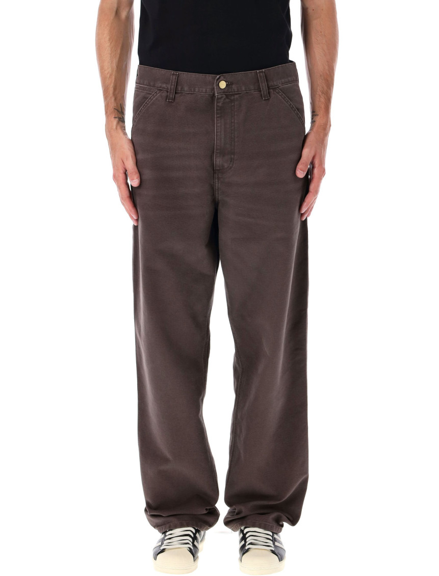 Single Knee Pants Brown