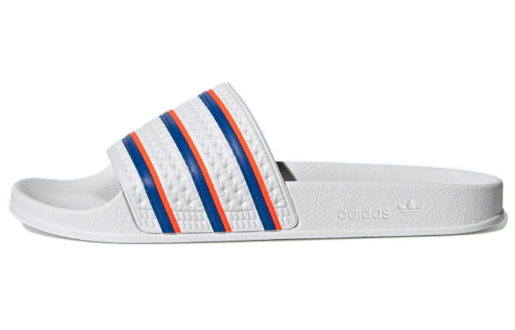 Adilette Slides 'White Blue Solar Red'