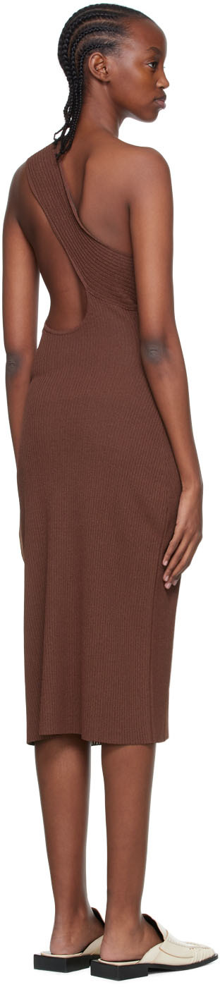 Brown Martina Midi Dress