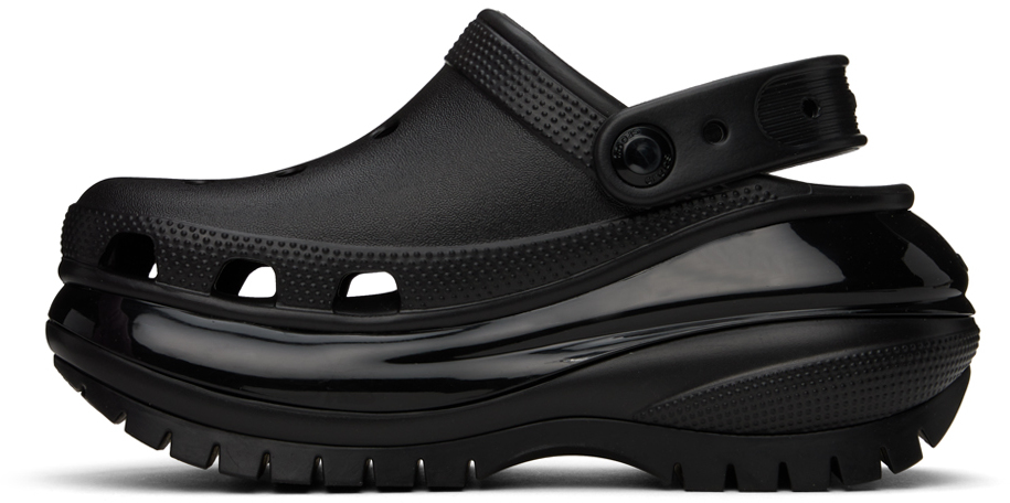 Crocs Black Mega Crush Clogs