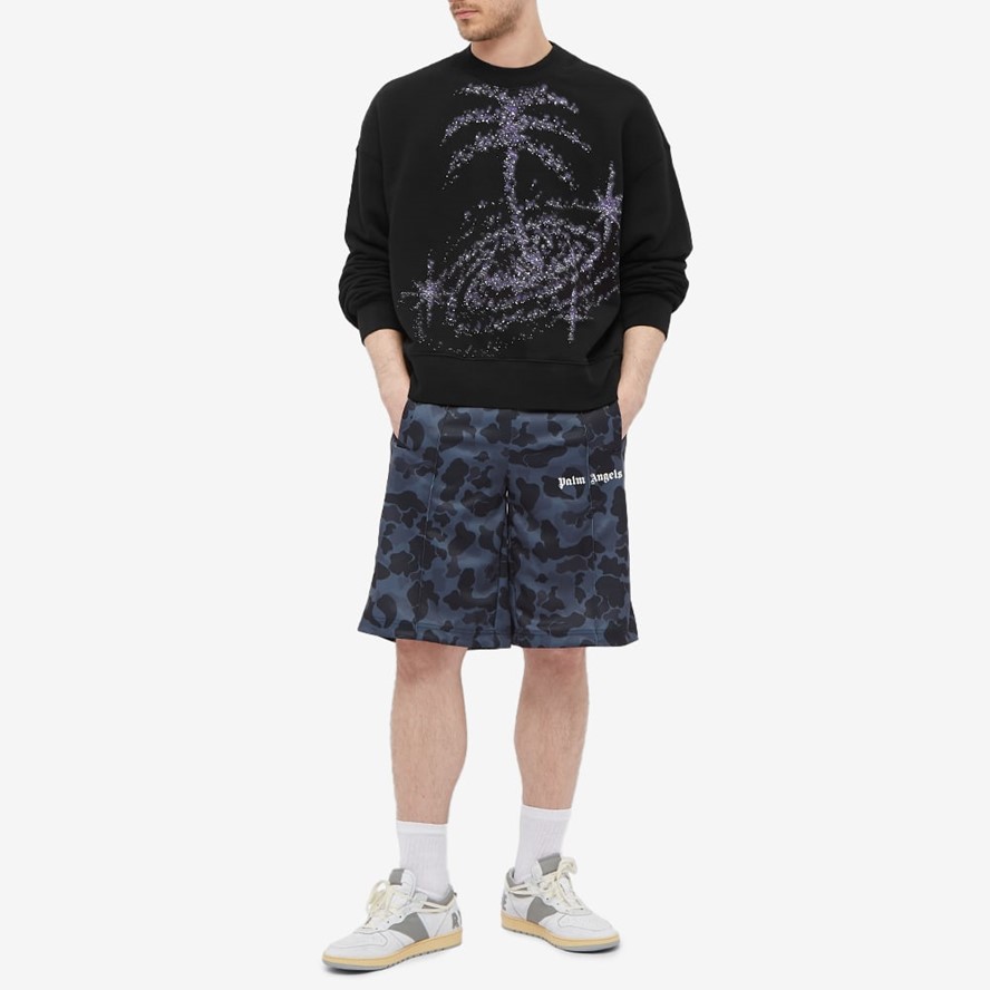 Galaxy glittered jumper - Black