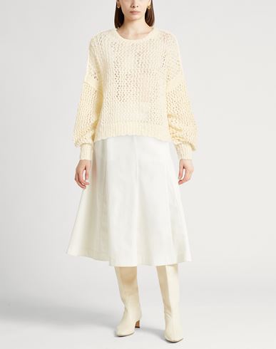 Woman Sweater Cream Size L Wool, Polyamide