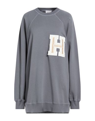 Woman Sweatshirt Lead Size M Cotton, Elastane, Linen, Organic cotton, Hemp
