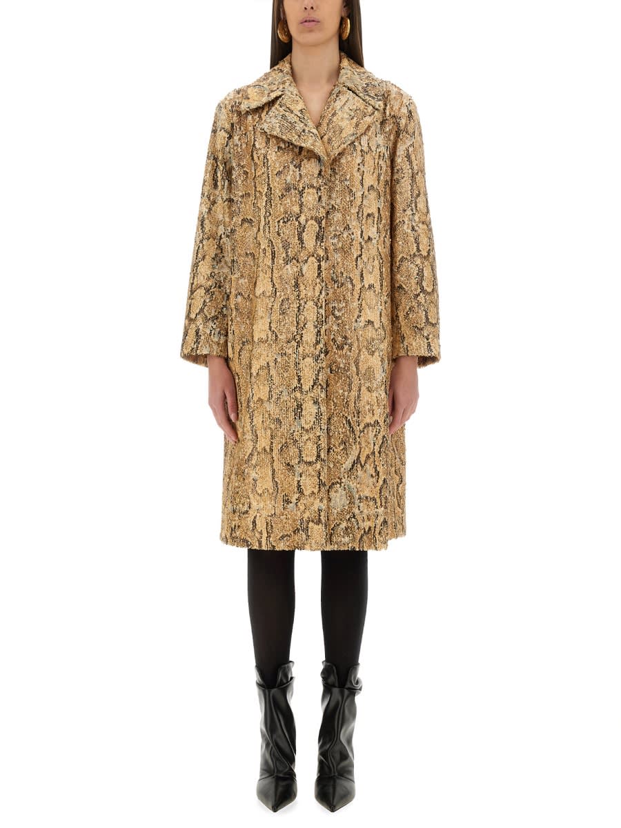 Beige Long Trench Coat