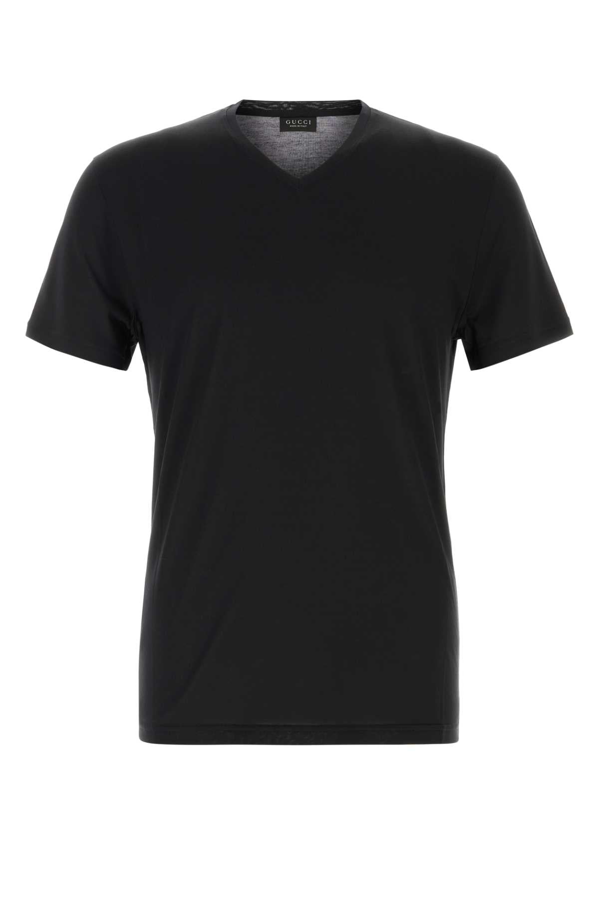 Silk Jersey T-Shirt — Black