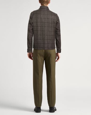 Man Shirt Taupe Size 40 Wool, Cashmere