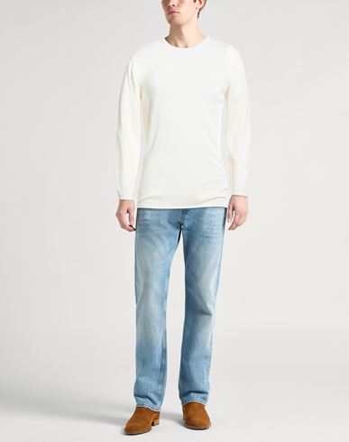 Man Sweater Off white Size L Cotton