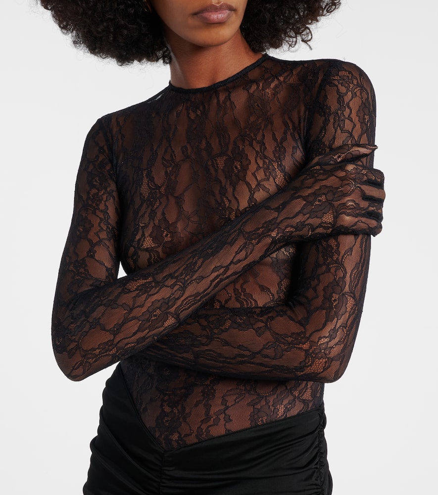 Vivienne ruched lace maxi dress