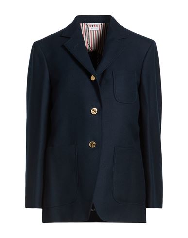 Woman Blazer Navy Size 4 Wool