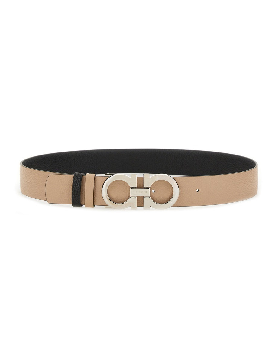 Reversible and Adjustable Gancini Belt