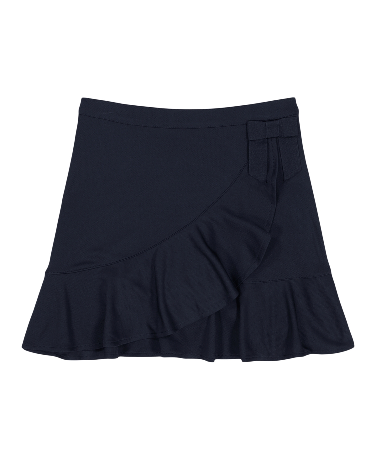 Little Girls Ruffle Layer Performance Scooter Skirt - Navy