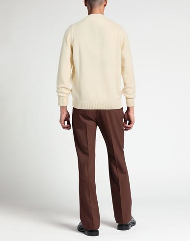 Man Sweater Cream Size 40 Cashmere