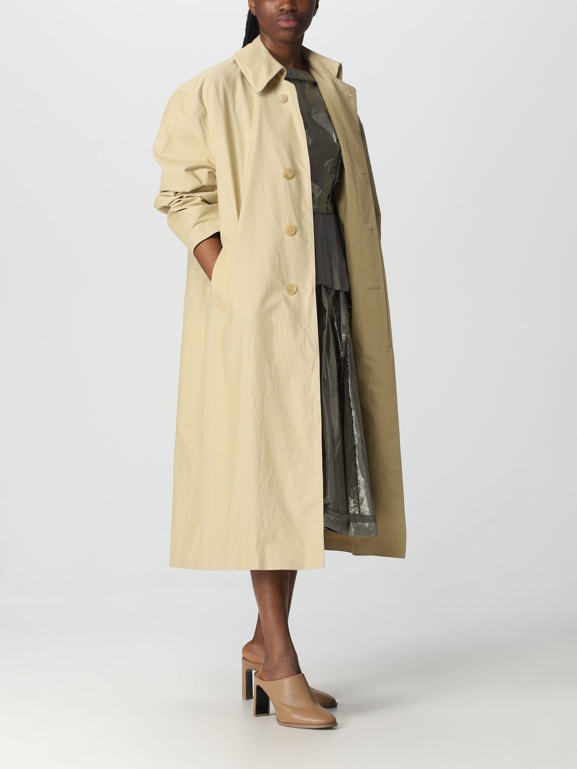 Coat Woman color Beige