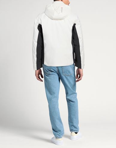 Man Jacket White Size M Virgin Wool, Polyamide, Elastane, Polyester, Polyurethane