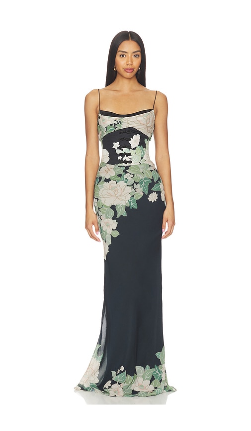 SAU LEE Esme Dress in Black. - 2 also