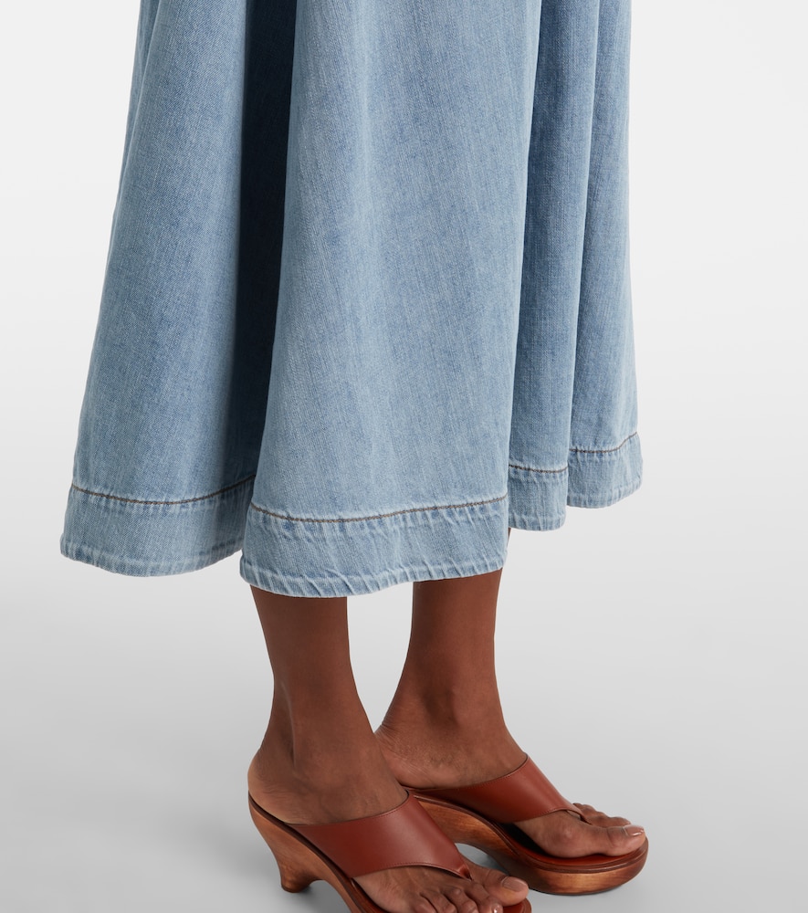 Wanderlust denim midi dress
