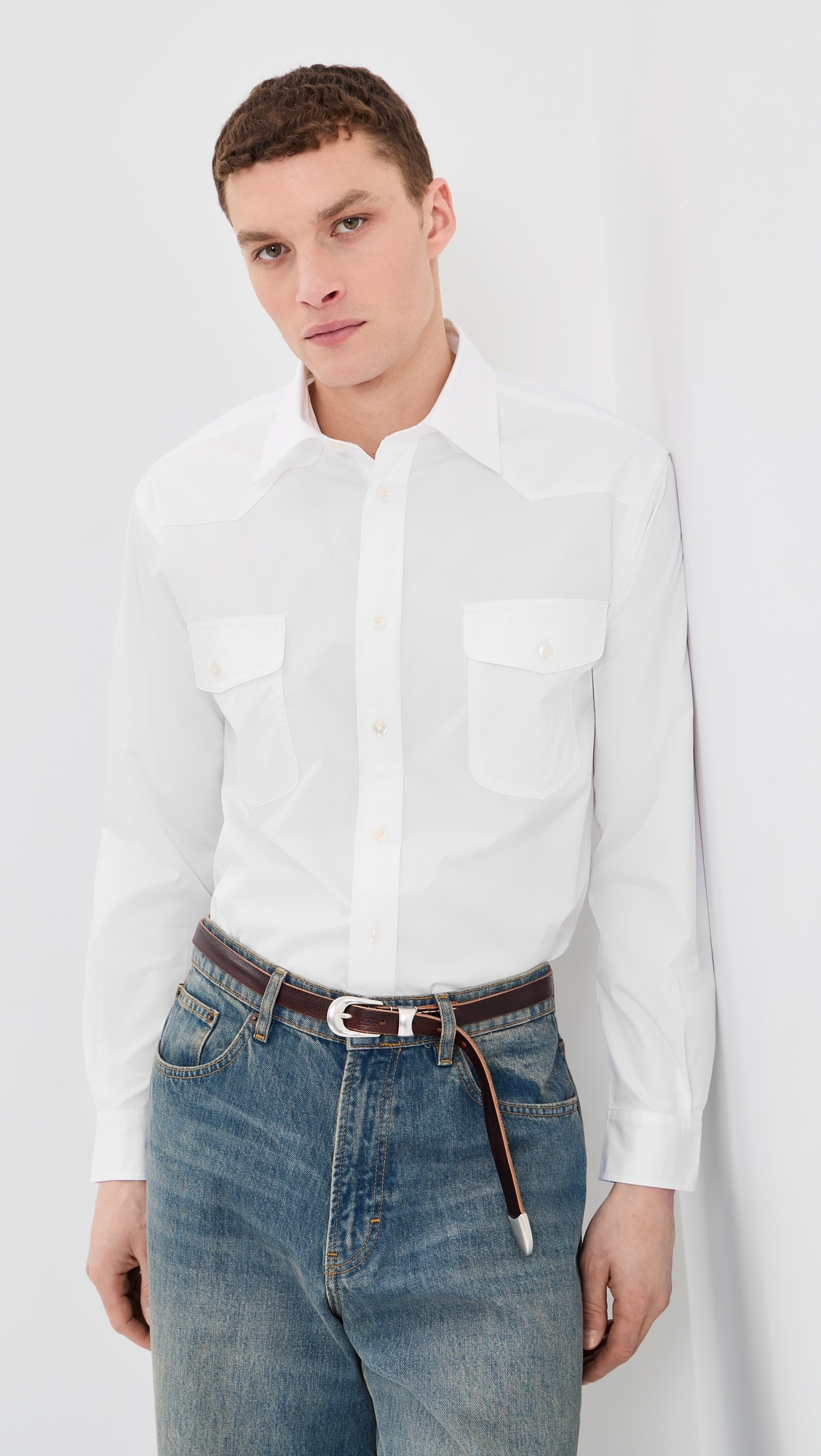 Western Shirt White