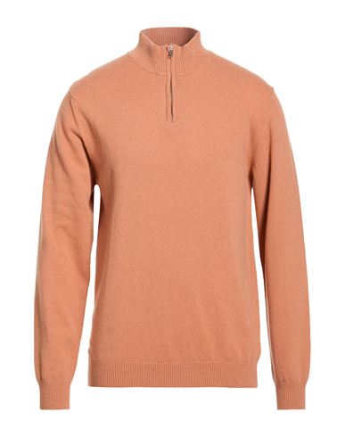 Man Turtleneck Tan Size L Wool, Cashmere