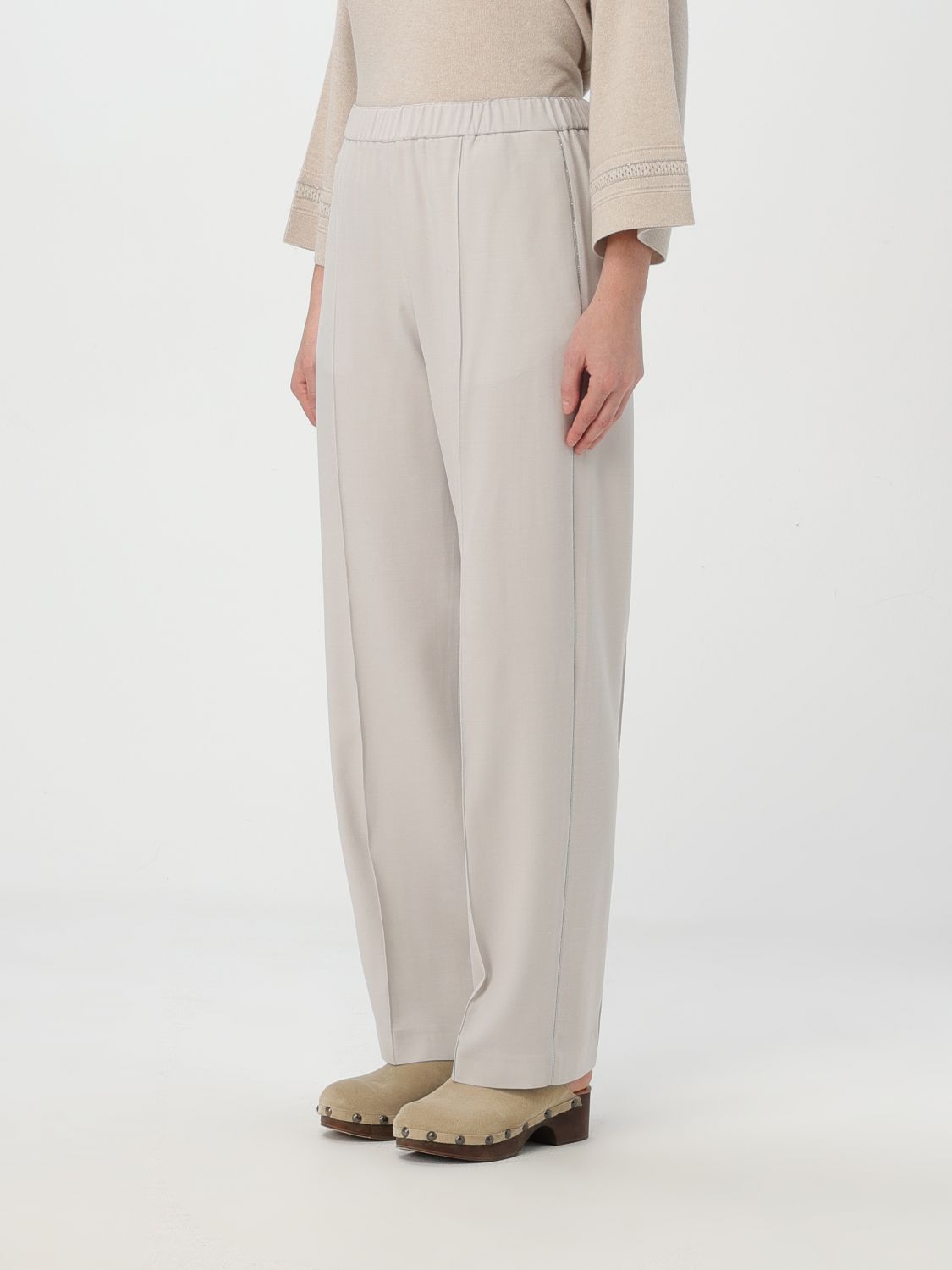Pants Woman color Beige