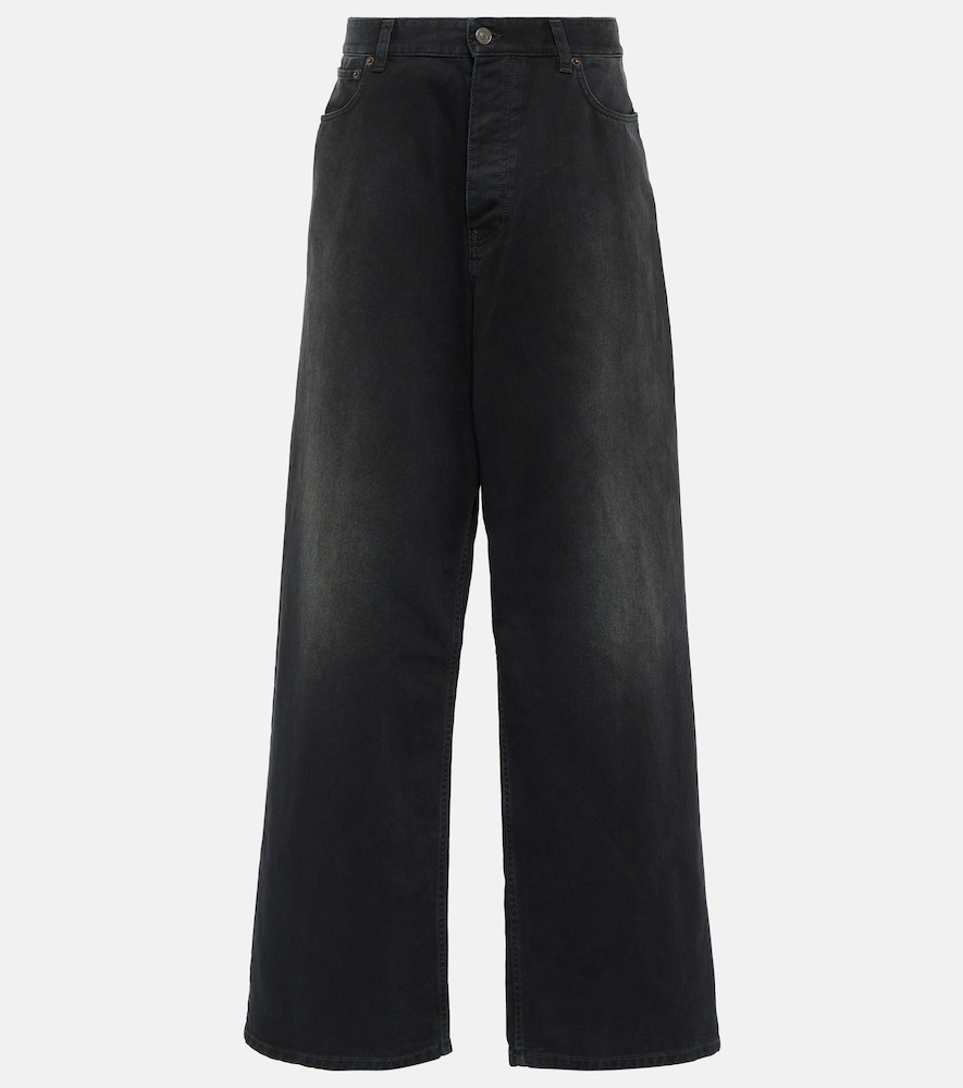 High-rise wide-leg jeans