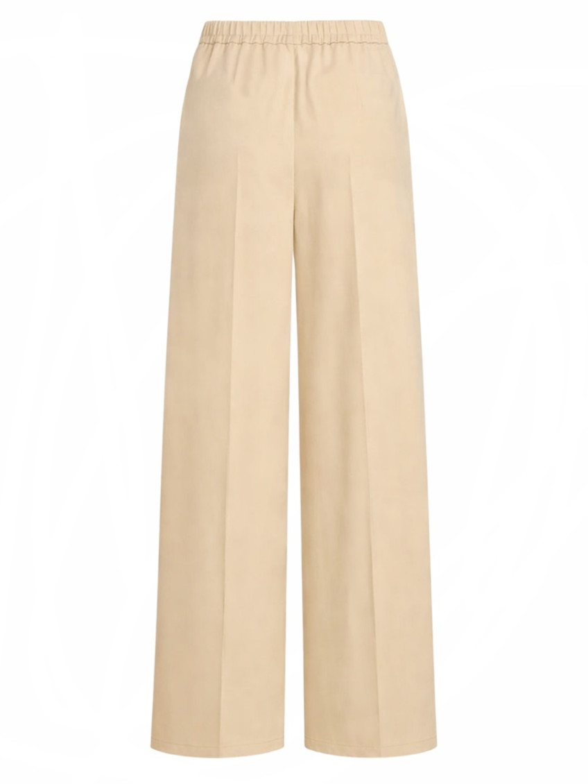 Patou - wide leg trousers button detail side pocket