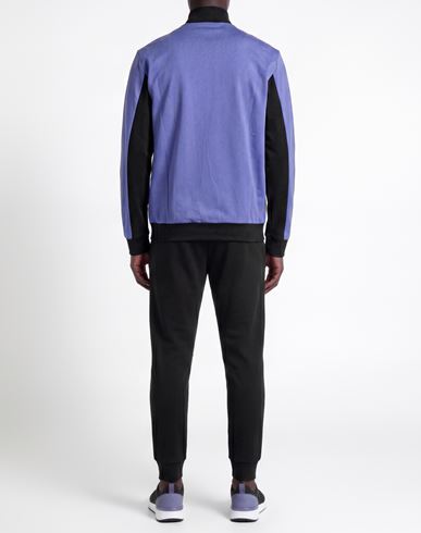Man Tracksuit Purple Size L Cotton
