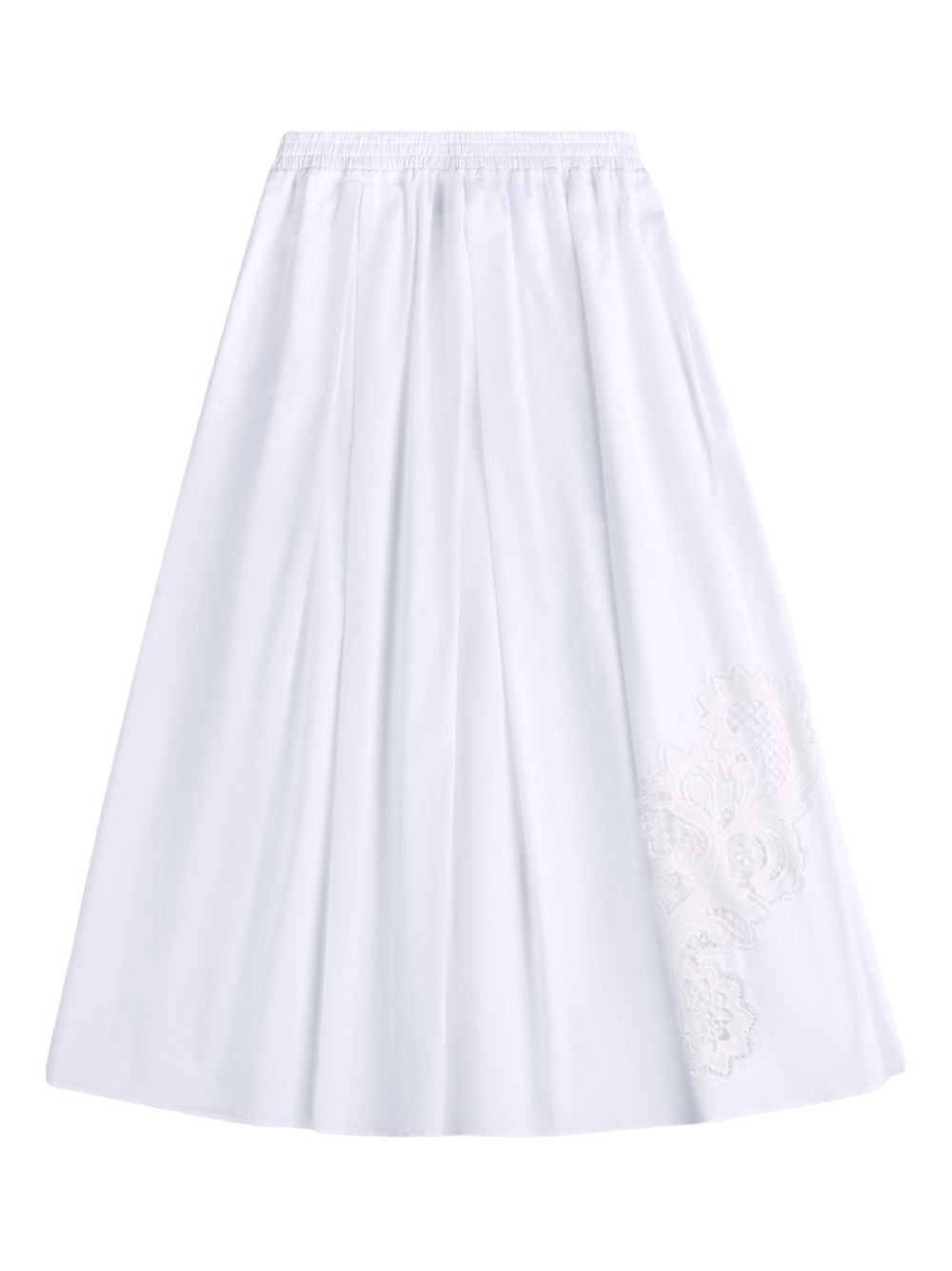 A-line Cotton long skirt