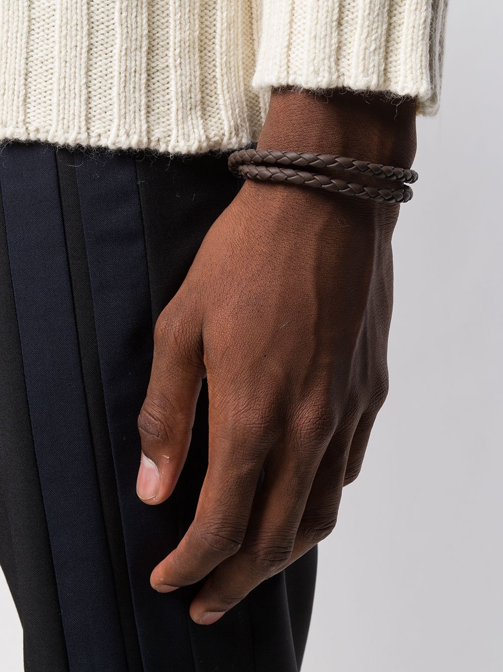 Braided wrap bracelet