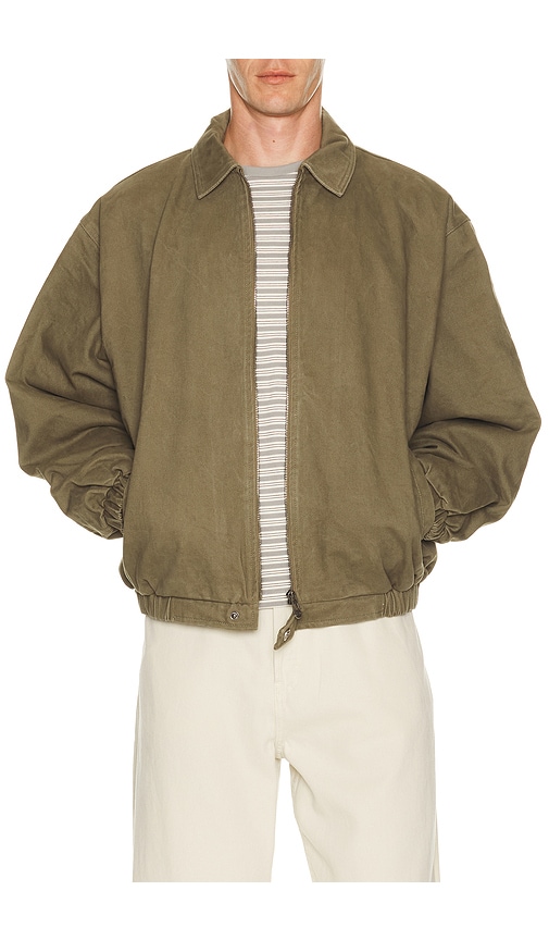 DRMERS CLUB Collared Jacket in Green. S. Also in M, L, XL/1X