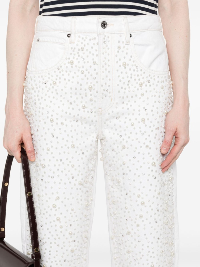 White Straight jeans