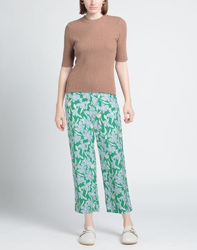 Woman Pants Green Size 8 Cotton