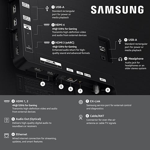 "85"" Class M80H Mini LED 4K Vision Smart Tizen TV"