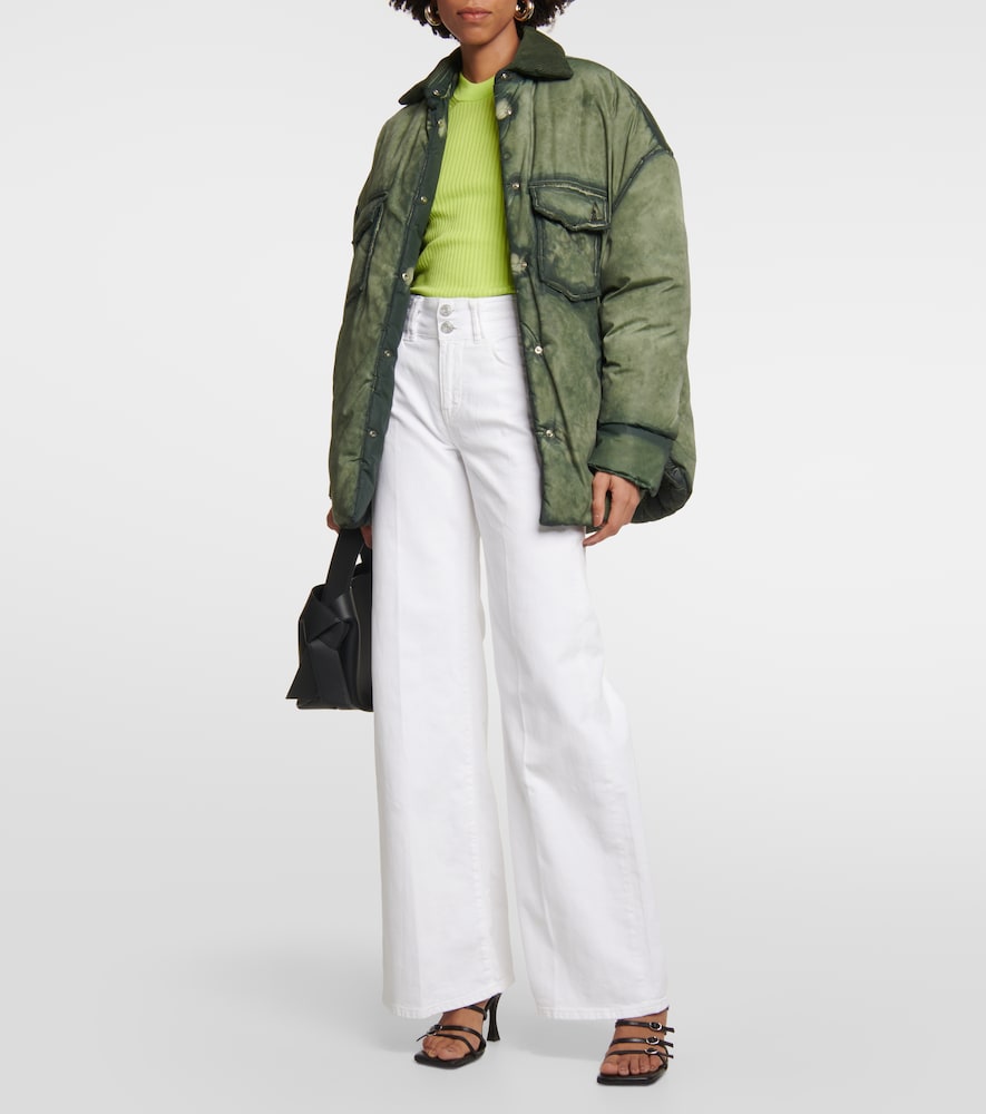 Frame High-rise wide-leg pants