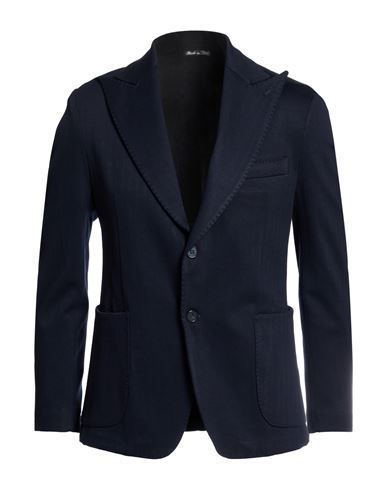 Man Blazer Midnight blue Size 36 Viscose, Nylon, Elastane