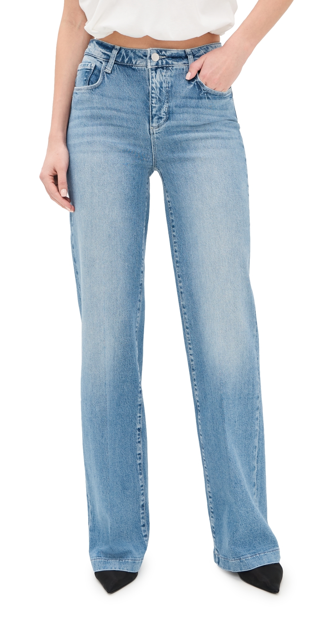 Clayton Wide Leg Jeans Calabasas
