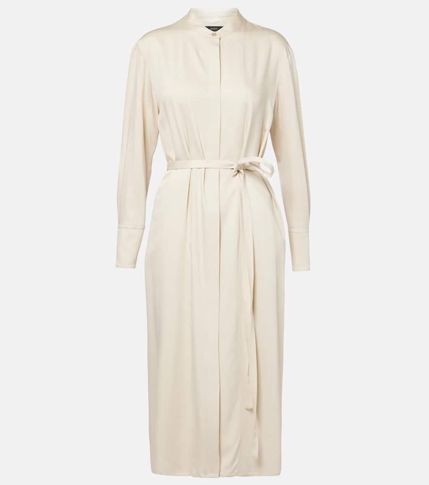 Rosan belted midi dress