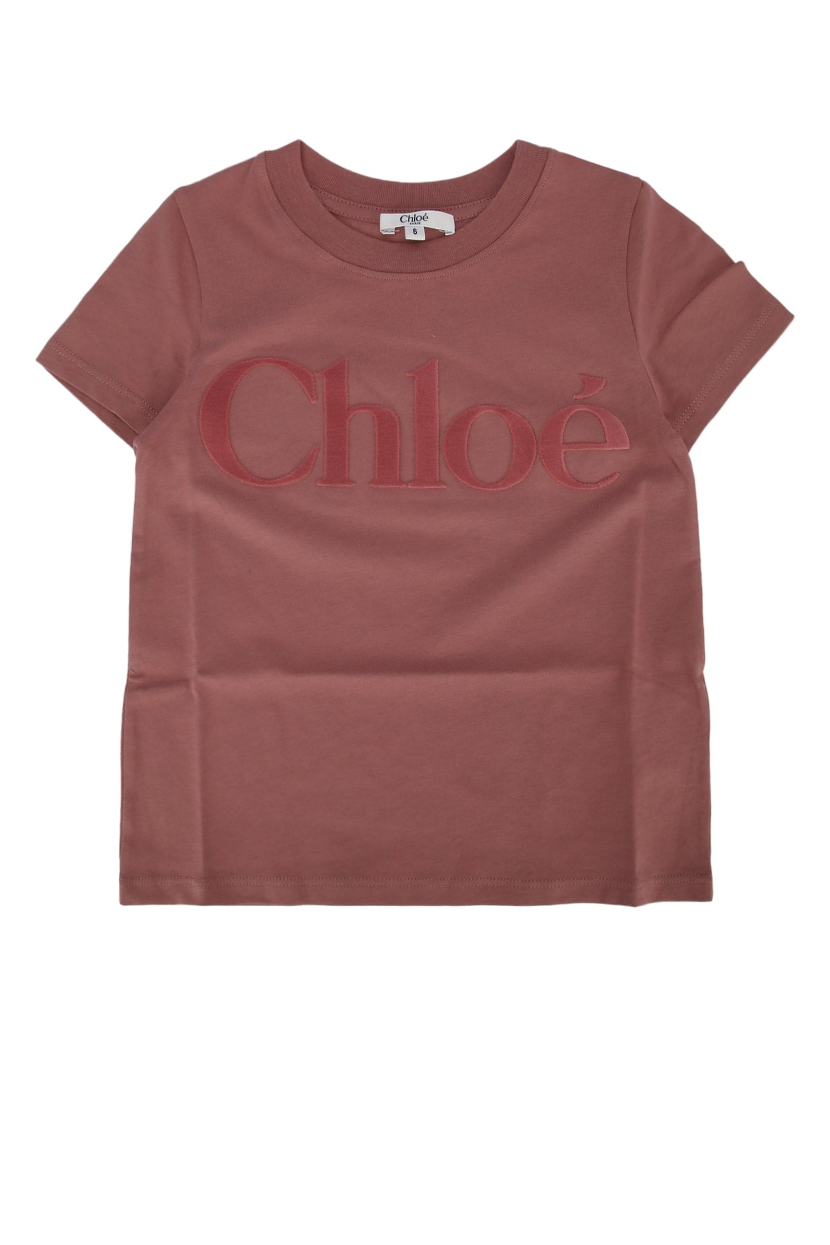 Logo-Embroidered Cotton T-Shirt — Rose gold