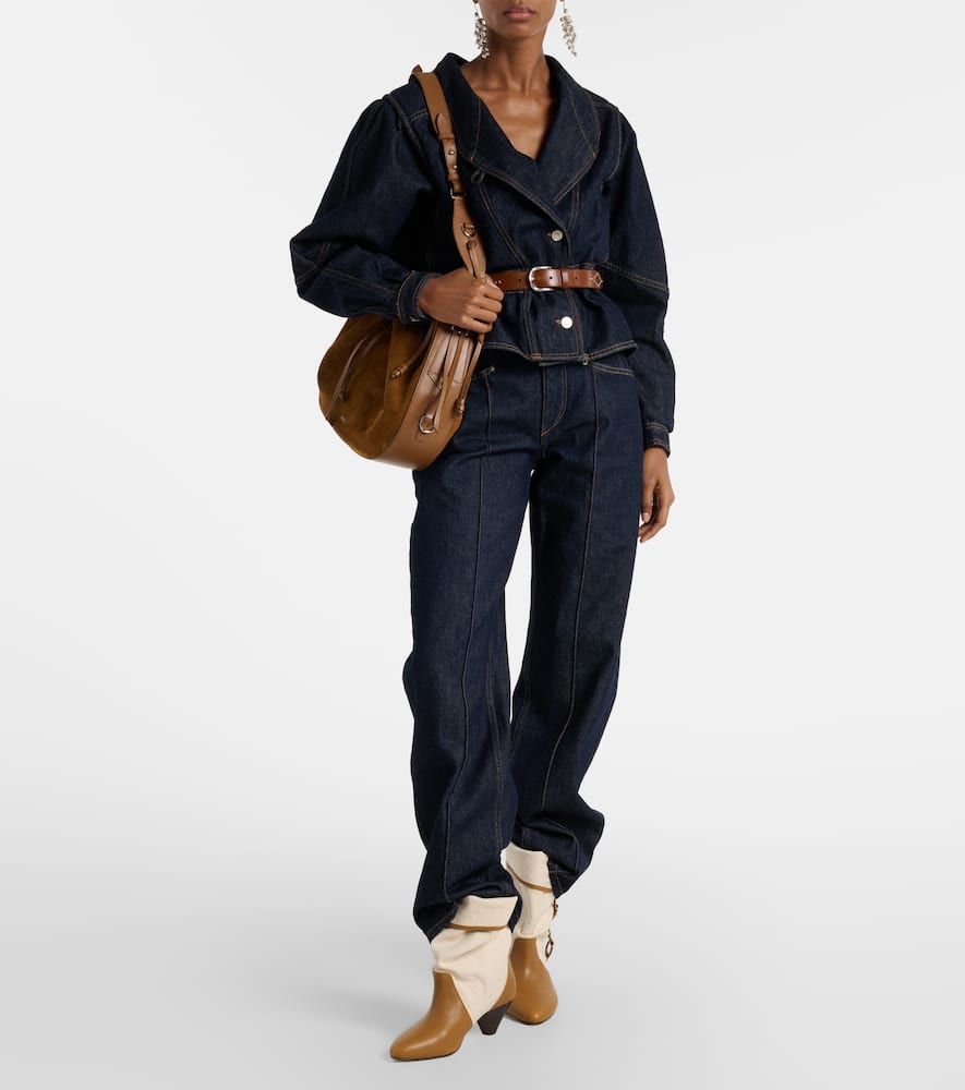 Drolane high-rise straight jeans