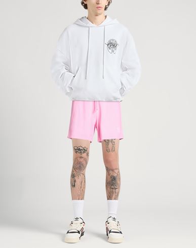 Man Shorts & Bermuda Shorts Pink Size S Cotton
