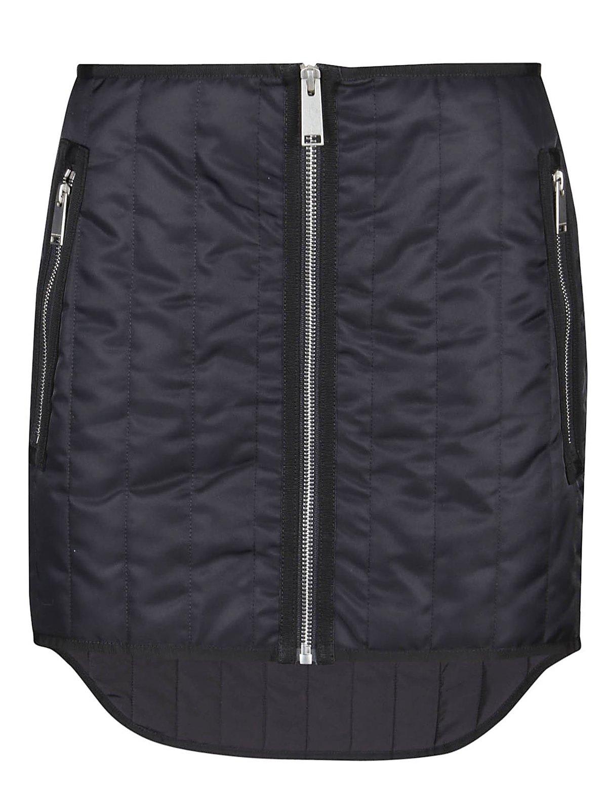 Ex-ray Quilted Mini Skirt