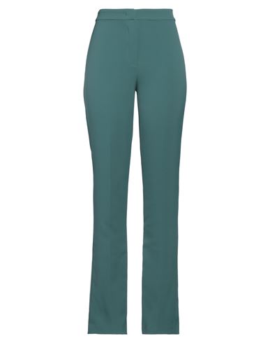 Annarita N Woman Pants Sage green Size 14 Polyester, Elastane