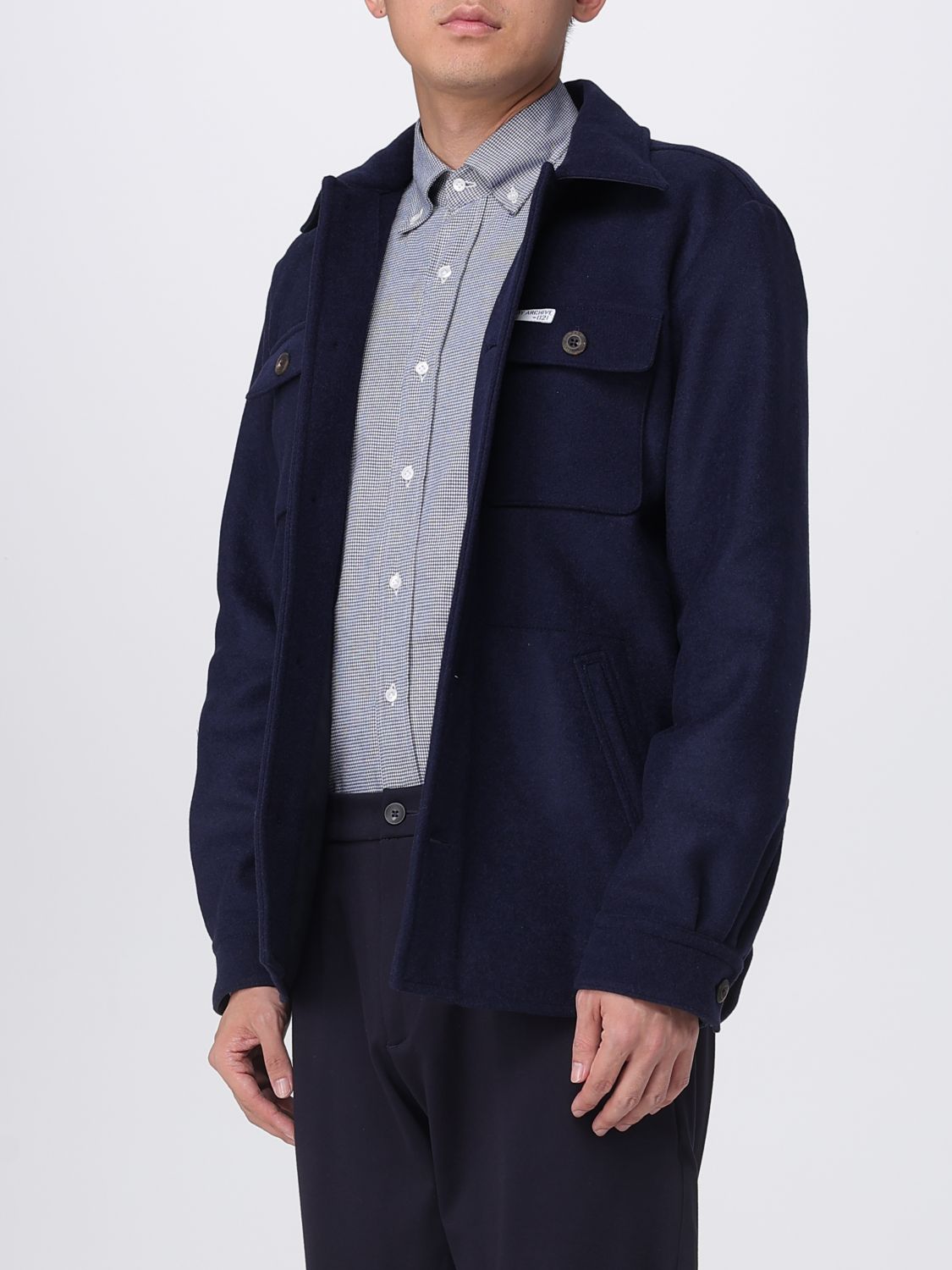 Jacket Men color Blue