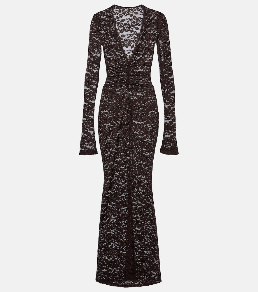 Tyler floral lace maxi dress