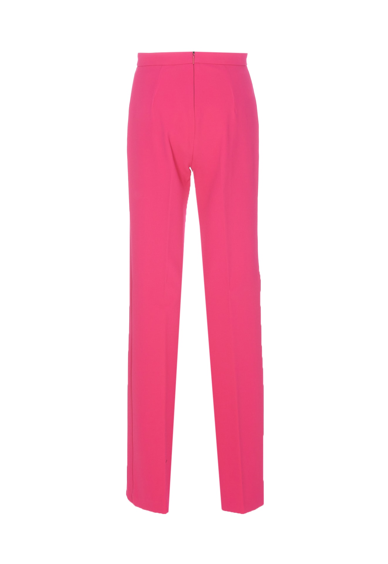 High-waisted tailored trousers