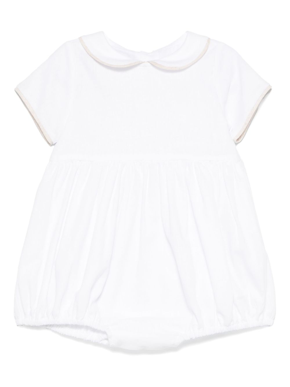 Cotton romper - White