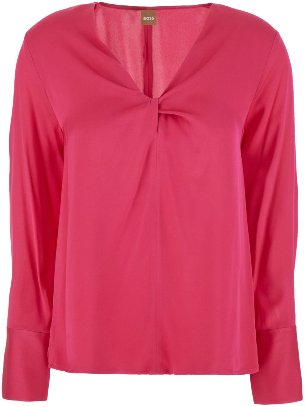Twist-detail blouse - Pink