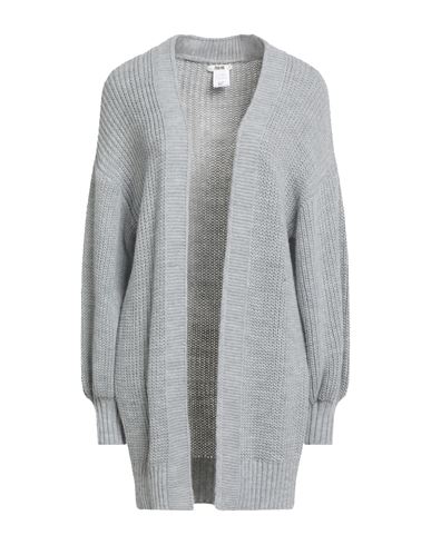 Woman Cardigan Grey Size M/L Acrylic, Polyester