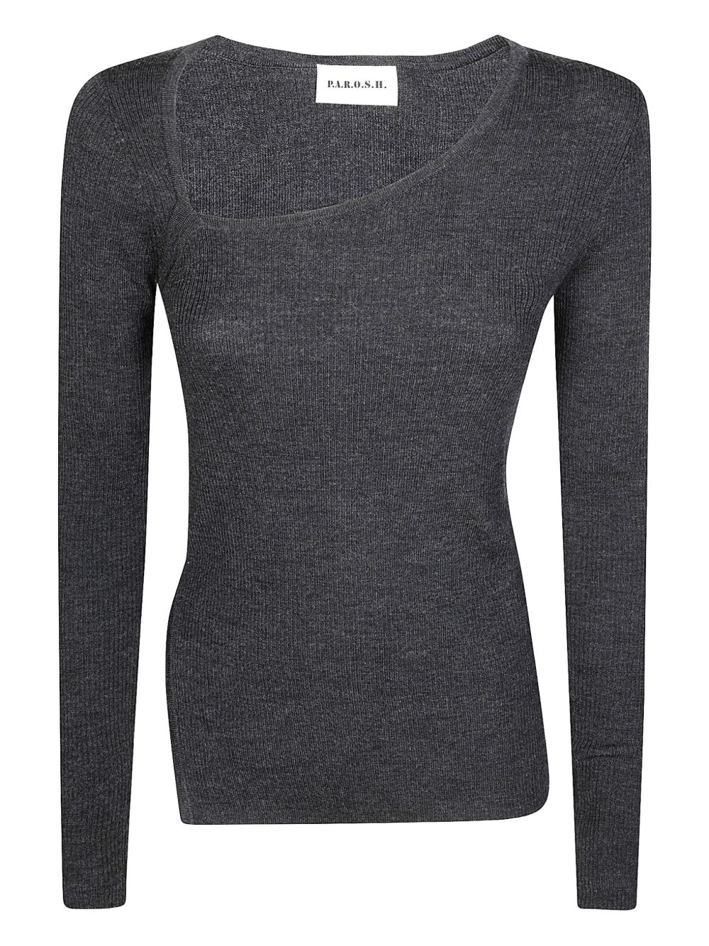 P.A.R.O.S.H. ribbed-knit jumper - Grey