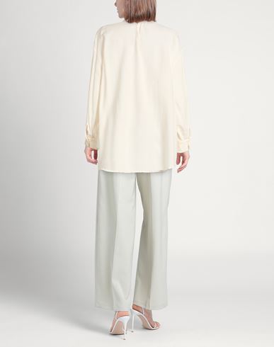 Woman Top Ivory Size 8 Cotton, Cashmere