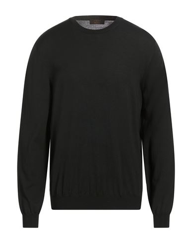 Man Sweater Black Size 36 Virgin Wool, Polyamide